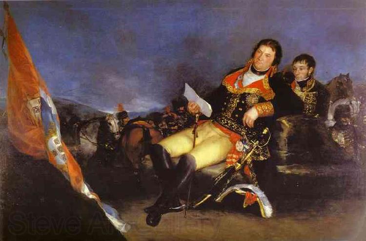 Francisco Jose de Goya Manuel GodoyDuke of AlcudiaPrince of Peace Norge oil painting art